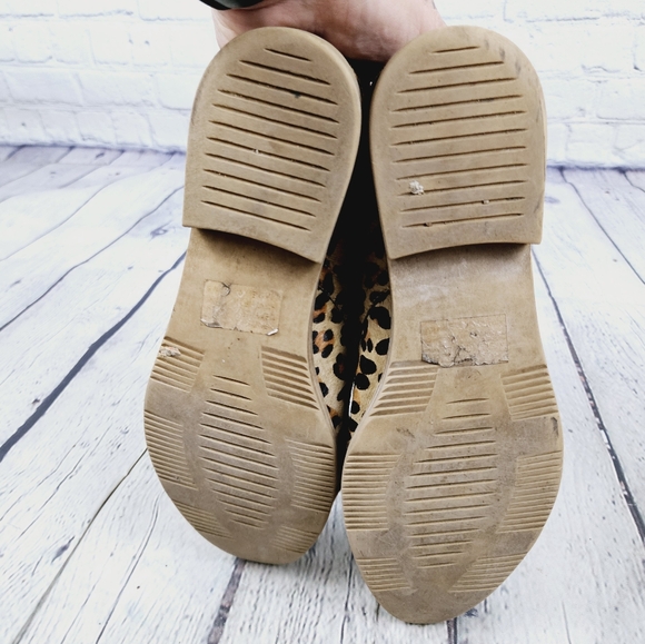 DJANGO & JULIETTE | Karaf ocelot pony hair leather slipon laceup ankle boots - Picture 9 of 12